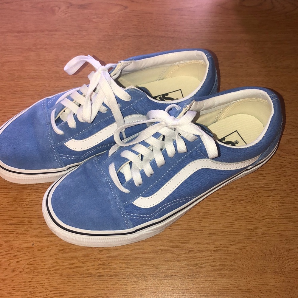 light blue vans